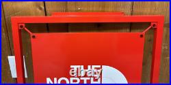 Vintage The North Face TNF Metal Retail Store Display Sign 24X 24