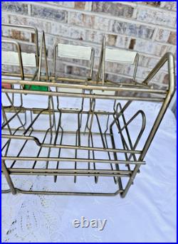 Vintage Three Tier Wire Metal Mints Display Rack Product Labels General Store
