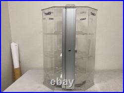 Vintage Timex 4-Tier Rotating Watch Display Case Store Counter