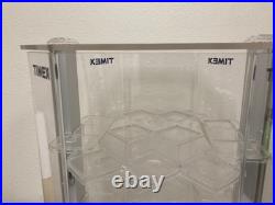 Vintage Timex Rotating Watch Watch Acrylic Clear Display Case 1970s