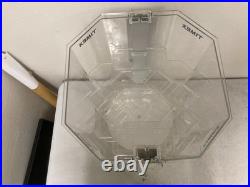 Vintage Timex Rotating Watch Watch Acrylic Clear Display Case 1970s