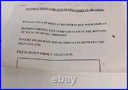 Vintage Timex Watch Store Display Case Carriage Unused