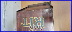 Vintage Tin Rit Dye General Country Store Advertising Display Cabinet
