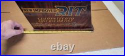 Vintage Tin Rit Dye General Country Store Advertising Display Cabinet
