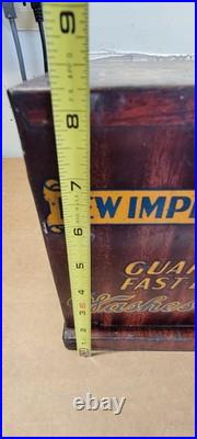 Vintage Tin Rit Dye General Country Store Advertising Display Cabinet