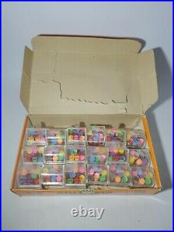 Vintage Tomcat Erasers Case of 18 Colorful Erasers New Old Stock Store Display