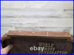 Vintage Tony Lama Boots Store Display Sign Very Cool Rare Countertop Or Wall