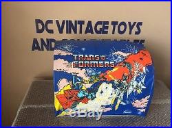 Vintage Transformers G1 hanging store display from 1984 Hasbro for tent by ero