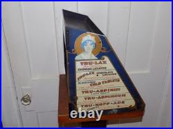 Vintage Tru-Lax Products Chewing Laxative Store Display Shelf