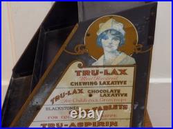 Vintage Tru-Lax Products Chewing Laxative Store Display Shelf