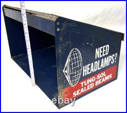 Vintage Tung-sol Countertop Display Sales Rack, Auto Lamps, Bulbs, Advertising, Gift