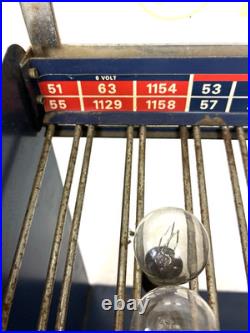 Vintage Tung-sol Countertop Display Sales Rack, Auto Lamps, Bulbs, Advertising, Gift