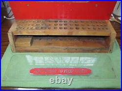 Vintage UTICA Tools Counter Top Display Screwdrivers/Chisels/Punches COOL
