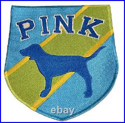 Vintage Victoria's Secret PINK Dog Display Patch Crest Set Of 2 RARE EUC Patches