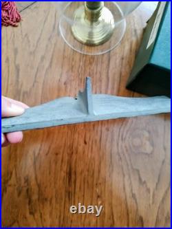 Vintage Virginia Metalcrafters Store Display Sign Mint Condition Hand Cast
