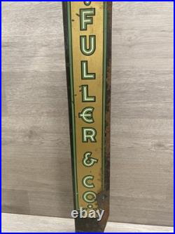 Vintage W. P. Fuller Paint Store Display For Paint And Brushes. Paint Cards Rack