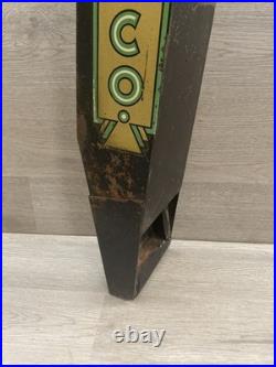 Vintage W. P. Fuller Paint Store Display For Paint And Brushes. Paint Cards Rack