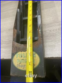 Vintage W. P. Fuller Paint Store Display For Paint And Brushes. Paint Cards Rack