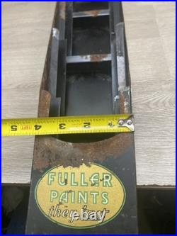 Vintage W. P. Fuller Paint Store Display For Paint And Brushes. Paint Cards Rack