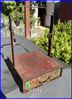 Vintage WHITAKER Automotive Service Store Electrical Cable Display 7.5x11