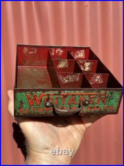 Vintage WHITAKER Automotive Service Store Electrical Cable Display 7.5x11