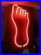 Vintage-Wall-Hanging-Neon-Foot-Store-Display-PICK-UP-ONLYHERE-IN-LOWELL-INDIANA-01-vot