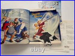 Vintage Walt Disney POP UP Video Store Display Sword In The Stone 1986 RARE