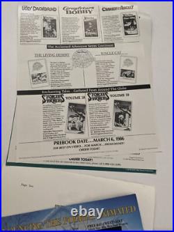 Vintage Walt Disney POP UP Video Store Display Sword In The Stone 1986 RARE