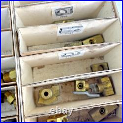 Vintage Weatherhead Hydraulic Brake Fitting Cardboard Store Display Box withParts