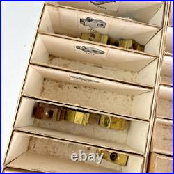 Vintage Weatherhead Hydraulic Brake Fitting Cardboard Store Display Box withParts