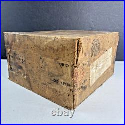 Vintage Weatherhead Hydraulic Brake Fitting Cardboard Store Display Box withParts