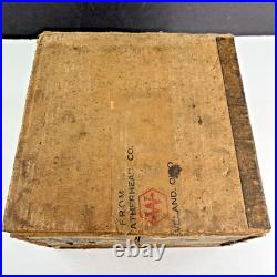 Vintage Weatherhead Hydraulic Brake Fitting Cardboard Store Display Box withParts