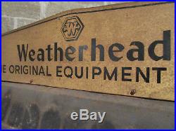 Vintage Weatherhead Steel Store Display Rack With Cabinet Salvaged