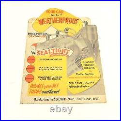Vintage Weatherproof Sealtight Ignition Insulators Shop Store Display Board Ad