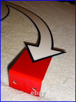 Vintage Western Auto Associate Store 20 X 13.5 Metal Gasoline Oil Flange Sign