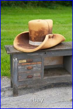 Vintage Western Cowboy Hat Large Store Display Foam Trade Sign School Mascot