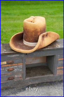 Vintage Western Cowboy Hat Large Store Display Foam Trade Sign School Mascot