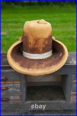 Vintage Western Cowboy Hat Large Store Display Foam Trade Sign School Mascot