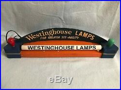 Vintage Westinghouse Lamps Advertising Store Display
