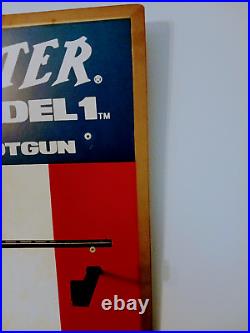 Vintage Winchester Super-X Model 1 Shotgun Hanging Store Display 1973