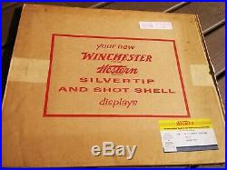 Vintage Winchester Western Cardboard counter display Rare Silvertip NOS 1958