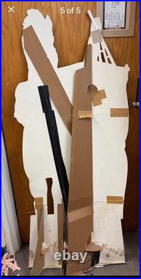 Vintage Winchester die cut cardbaord advertising stand up display