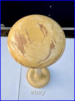 Vintage Wood hat stand table top display general store Old Painted Primitive