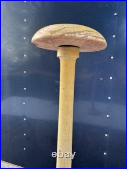 Vintage Wood hat stand table top display general store Old Painted Primitive