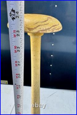 Vintage Wood hat stand table top display general store Old Painted Primitive
