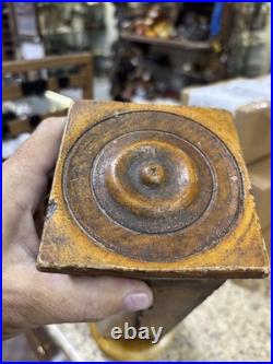 Vintage Wooden Nibbles 5 cent rotating Store Display 17 tall