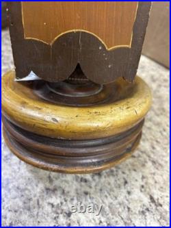 Vintage Wooden Nibbles 5 cent rotating Store Display 17 tall