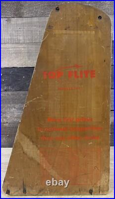 Vintage Wooden Top Flite Models Inc. Advertising Store Display With Propellers