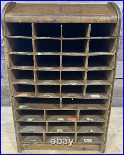 Vintage Wooden Top Flite Models Inc. Advertising Store Display With Propellers