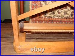 Vintage Wool rug carpet advertising store display miniature loom